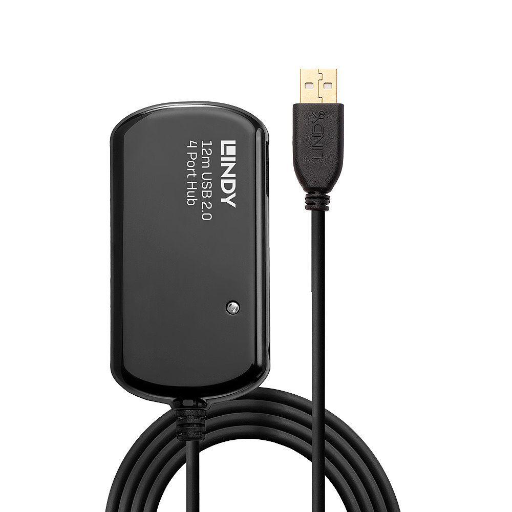 Hub USB Ativo LINDY 42783 (12 m - Preto) — miniatura 2