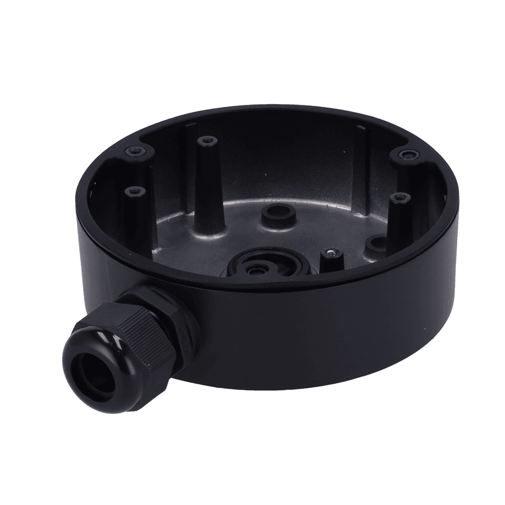 Caixa de Derivação HIKVISION DS-1280ZJ-DM21-BLACK (Para Câmara Dome - 42 mm - Ø137 mm - Preto)