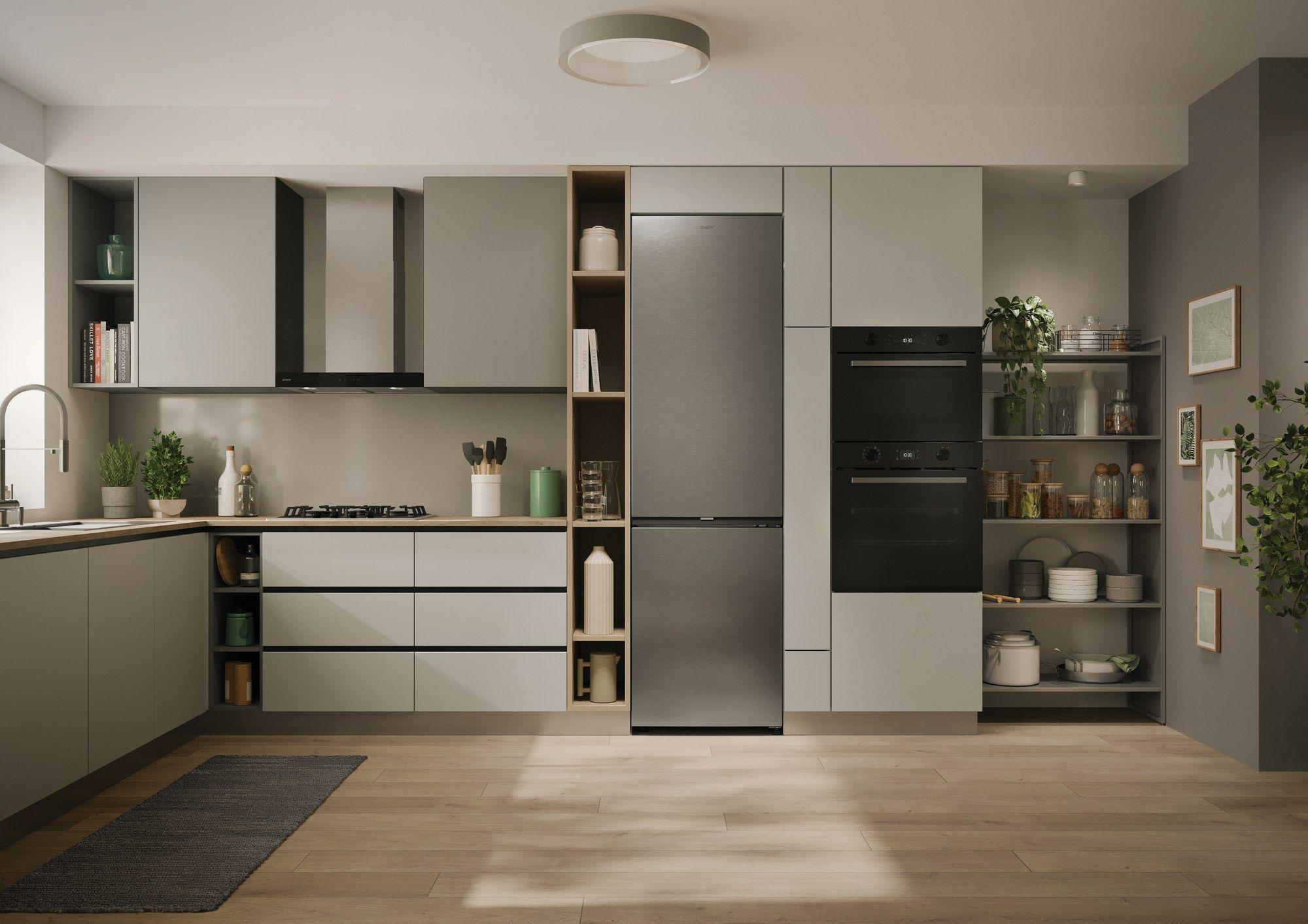 Frigorífico Combinado Independente CANDY CNCQ2T620AX (409 l - 205x59,5x66,7 cm - 205 cm - Inox) — miniatura 12