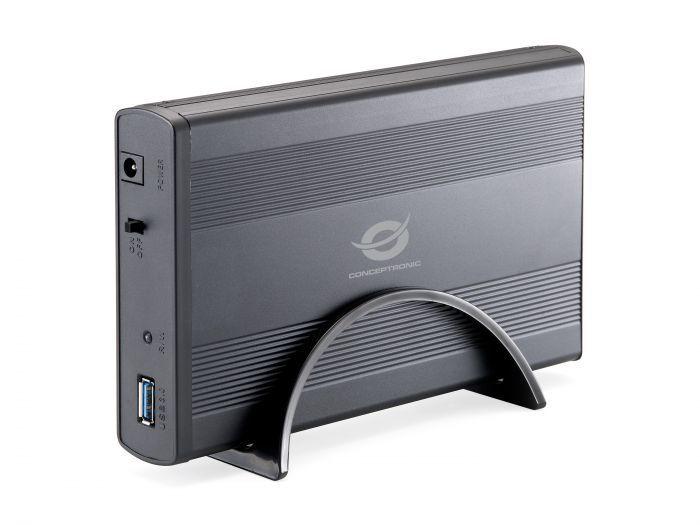 Caixa Externa para Disco Rígido CONCEPTRONIC CHD3DUSB3 (3.5" - SATA, Serial ATA II - Preto)