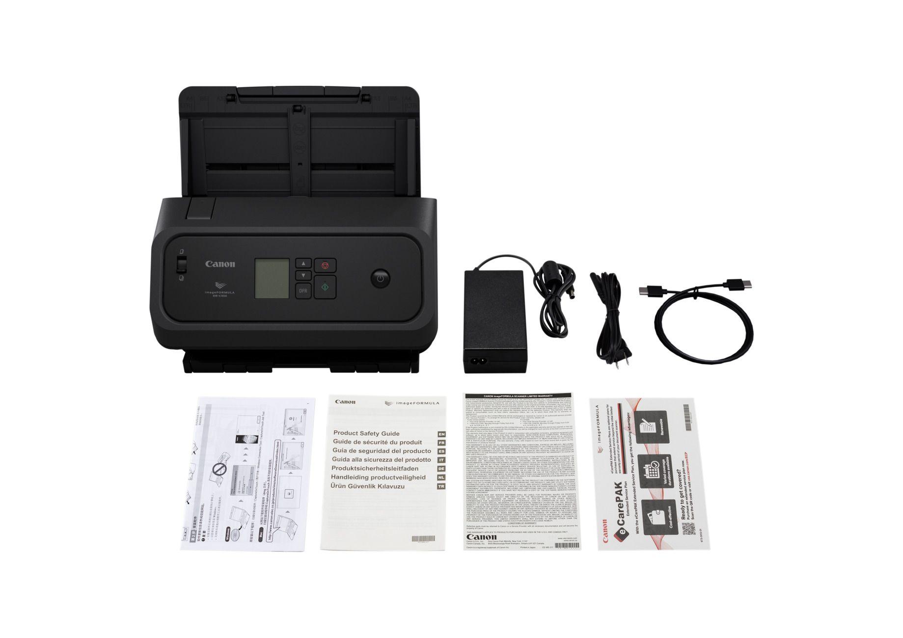 Scanner ADF CANON imageFORMULA DR-C340 (USB Type-C - Preto) — miniatura 6