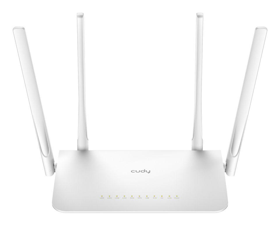 Router CUDY WR1300 (Wi-Fi 5 - 867 Mbit/s - Dual-band - Branco)
