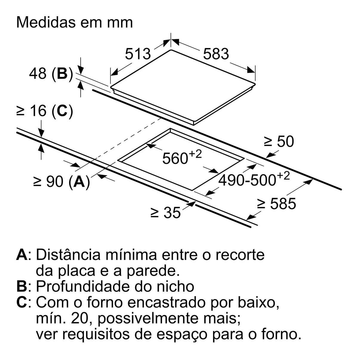 Placa Vitrocerâmica Encastre BALAY 3EB720XR (4 zonas - 6600 W - Vidro-cerâmica - Preto), miniatura 6