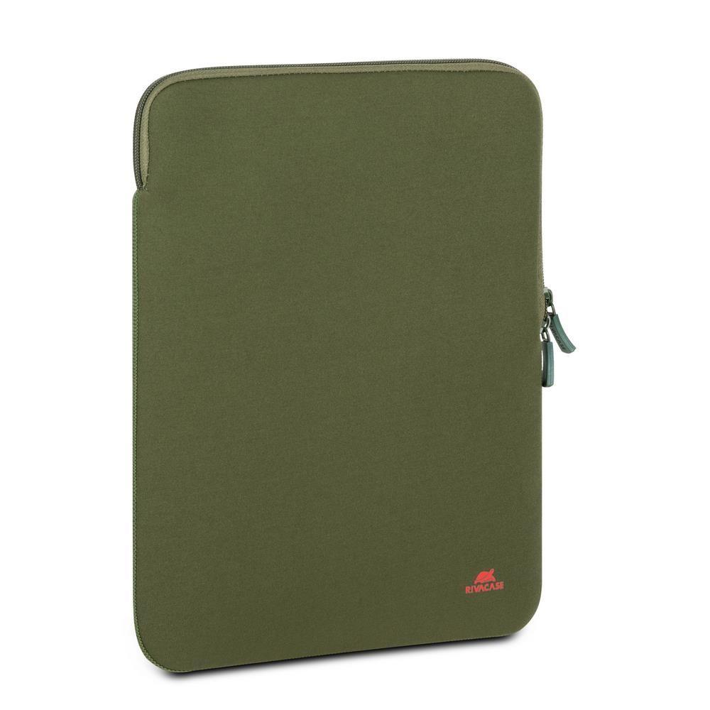 Capa para Portátil RIVACASE 5221 (MacBook 13 - Neopreno, poliéster - 33 cm - Caqui)