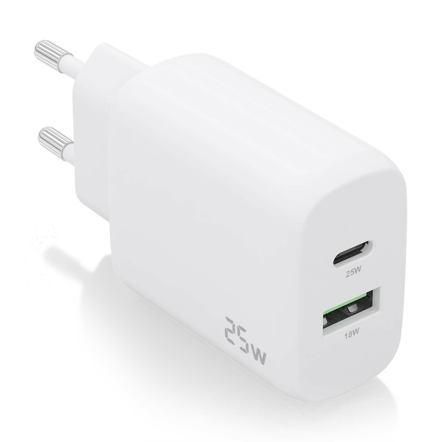 Carregador de Parede AISENS A110-0758 (25 W - Branco)