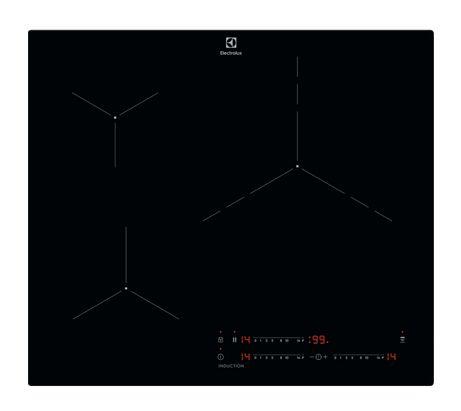 Placa de Indução de Encastre ELECTROLUX LIT6340CK (3 zonas - Toque - Encastre - Preto)