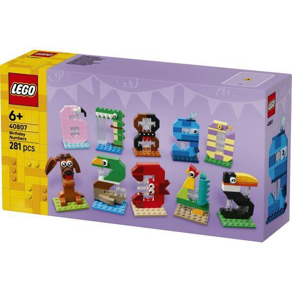 LEGO 40807 Seasonal Números de Aniversário (6+ anos - 281 peças), miniatura 6
