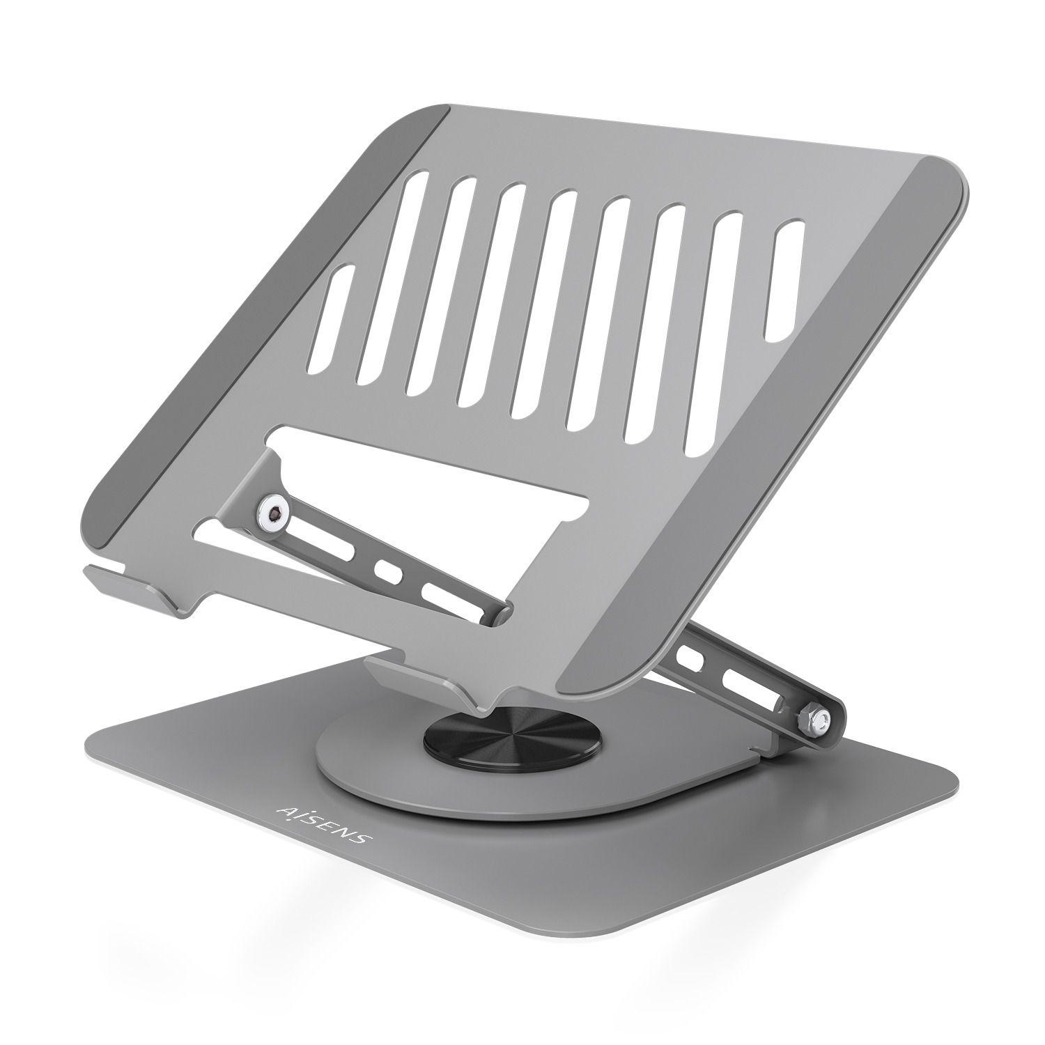Suporte de Mesa para Portátil e Tablet AISENS LP5SXL-487 (43,2 cm - Cinzento)
