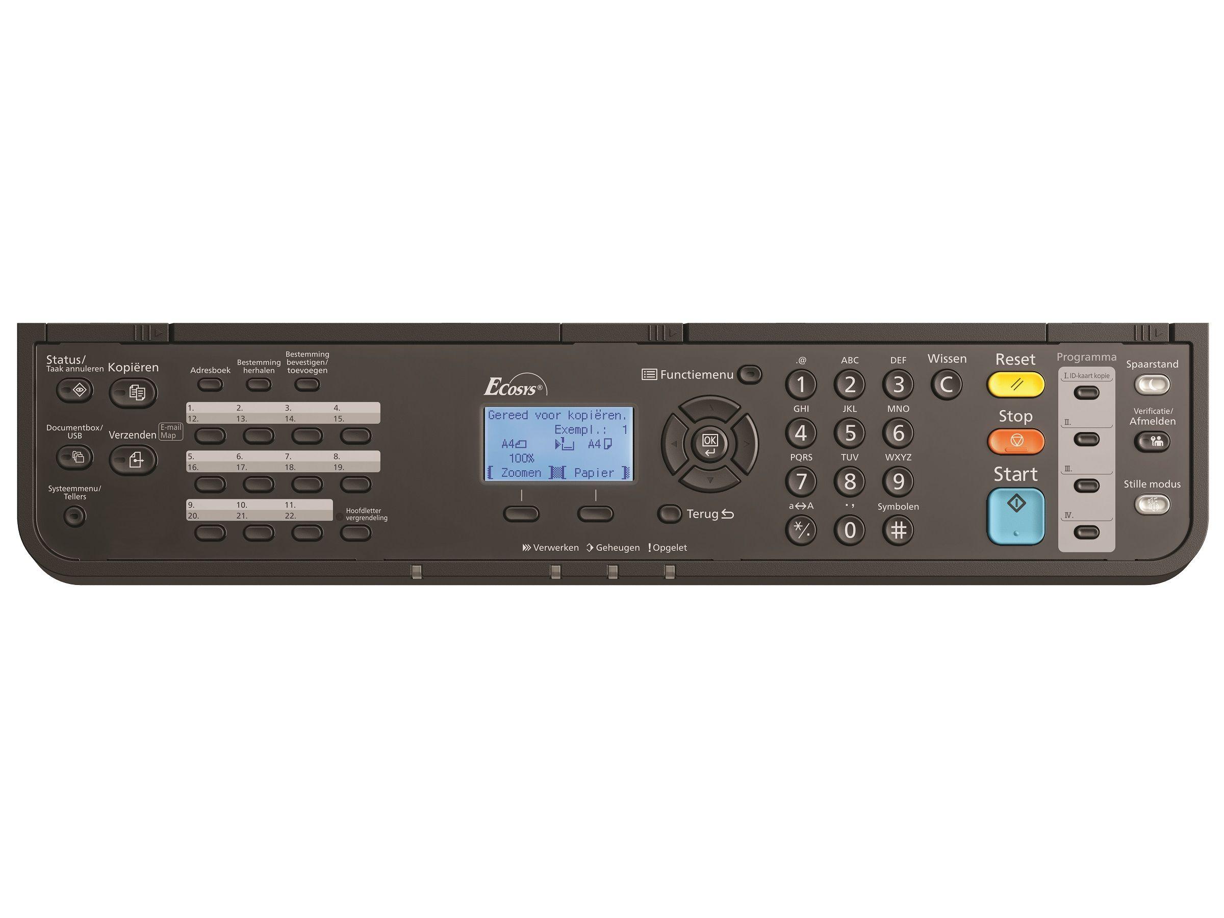 Impressora Multifuncional KYOCERA ECOSYS M2135dn (A4 - Impressão a preto e branco - 250 folhas - Preto e Branco) — miniatura 3