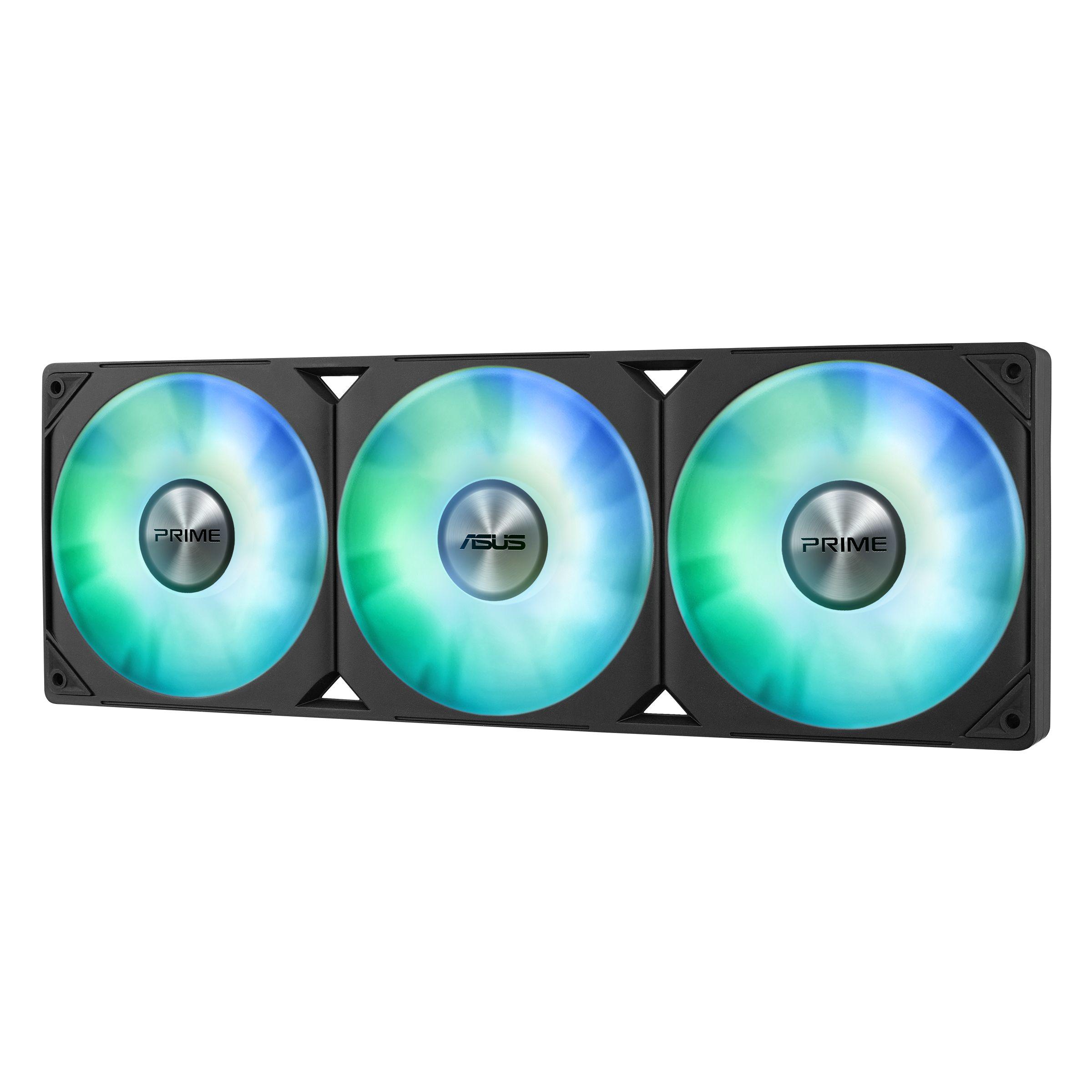 Sistema de Refrigeração Líquida Tudo-em-Um ASUS Prime LC 360 ARGB (120 mm - 3 ventoinhas - 2200 RPM - Preto), miniatura 8