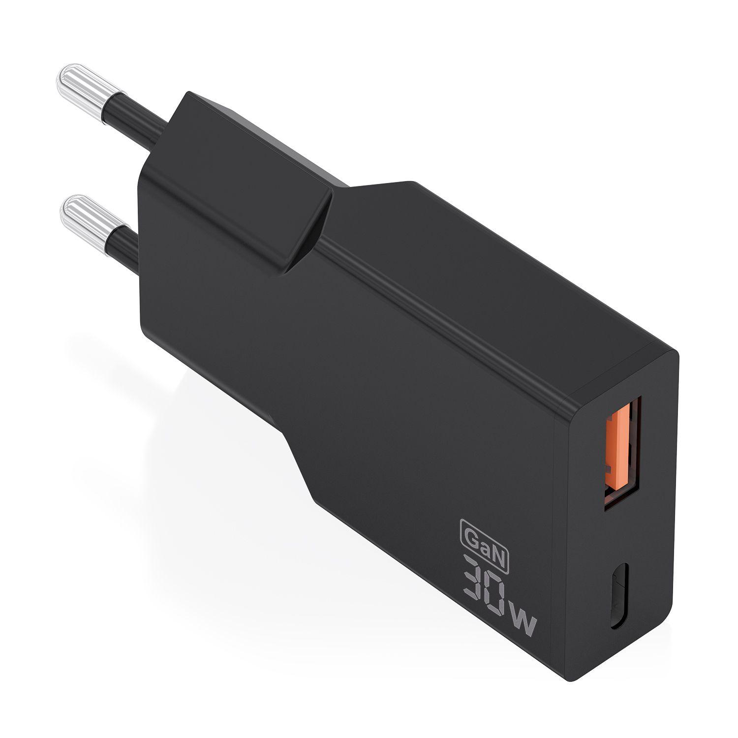 Carregador de Parede AISENS A110-1005 (30 W - Até 30 W - Preto)