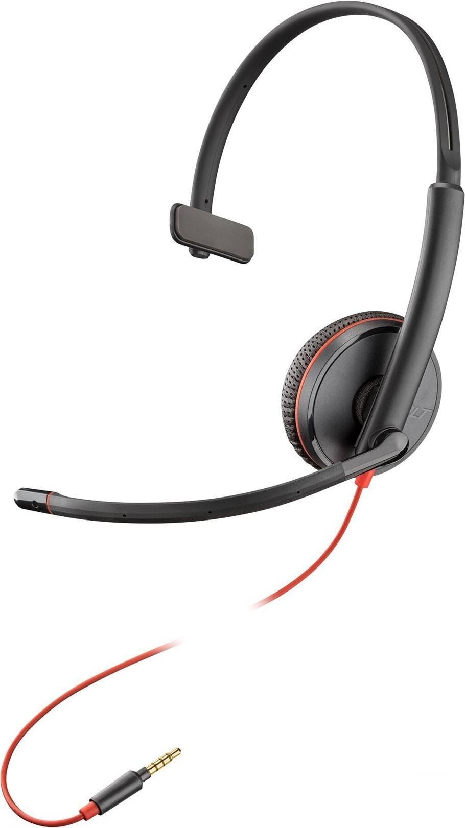 Headset HP POLY Blackwire 3215 (Binaural - Com fios - On Ear - Preto) — miniatura 3