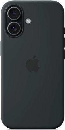 Capa APPLE Silicone com MagSafe para iPhone 17 (iPhone 17 - Microfibra, Silicone - Preto)