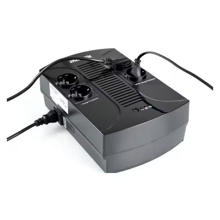 UPS Interativa de Linha GEMBIRD EG-UPS-001 (USB, RJ11 - Acoplador C13 - Preto), miniatura 3
