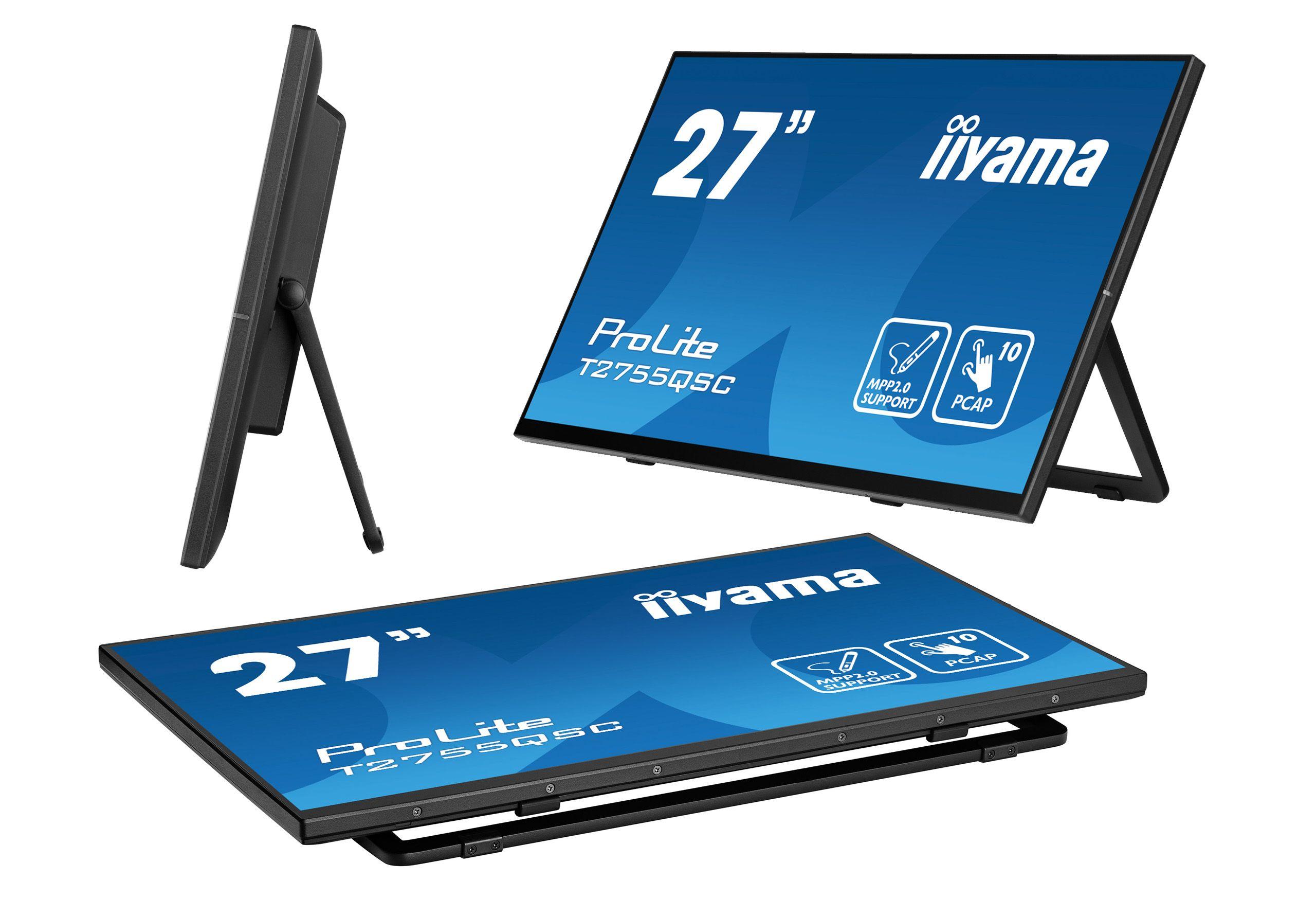 Monitor IIYAMA ProLite T2755QSC-B1 (27" - IPS - 75 Hz - Preto), miniatura 17