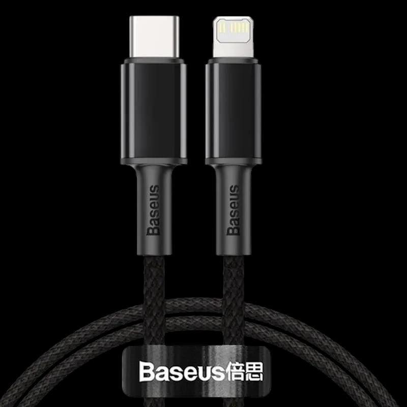 Cabo USB-C para Lightning BASEUS CATLGD-01 (1 m - USB C - Preto)