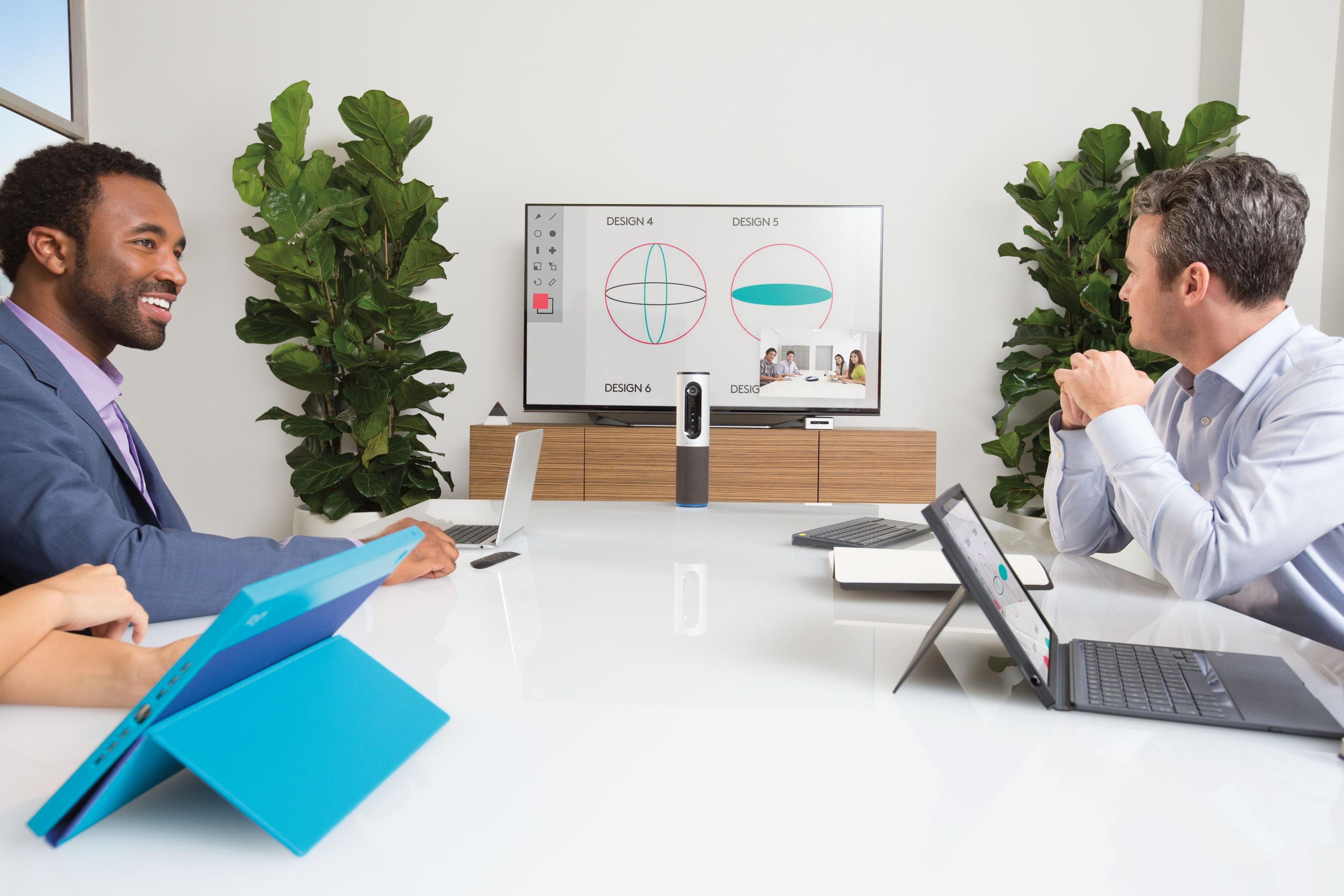 Sistema de Videoconferência LOGITECH Connect (1920 x 1080 pixels - 30 fps - 720p, 1080p - Cinzento) — miniatura 10