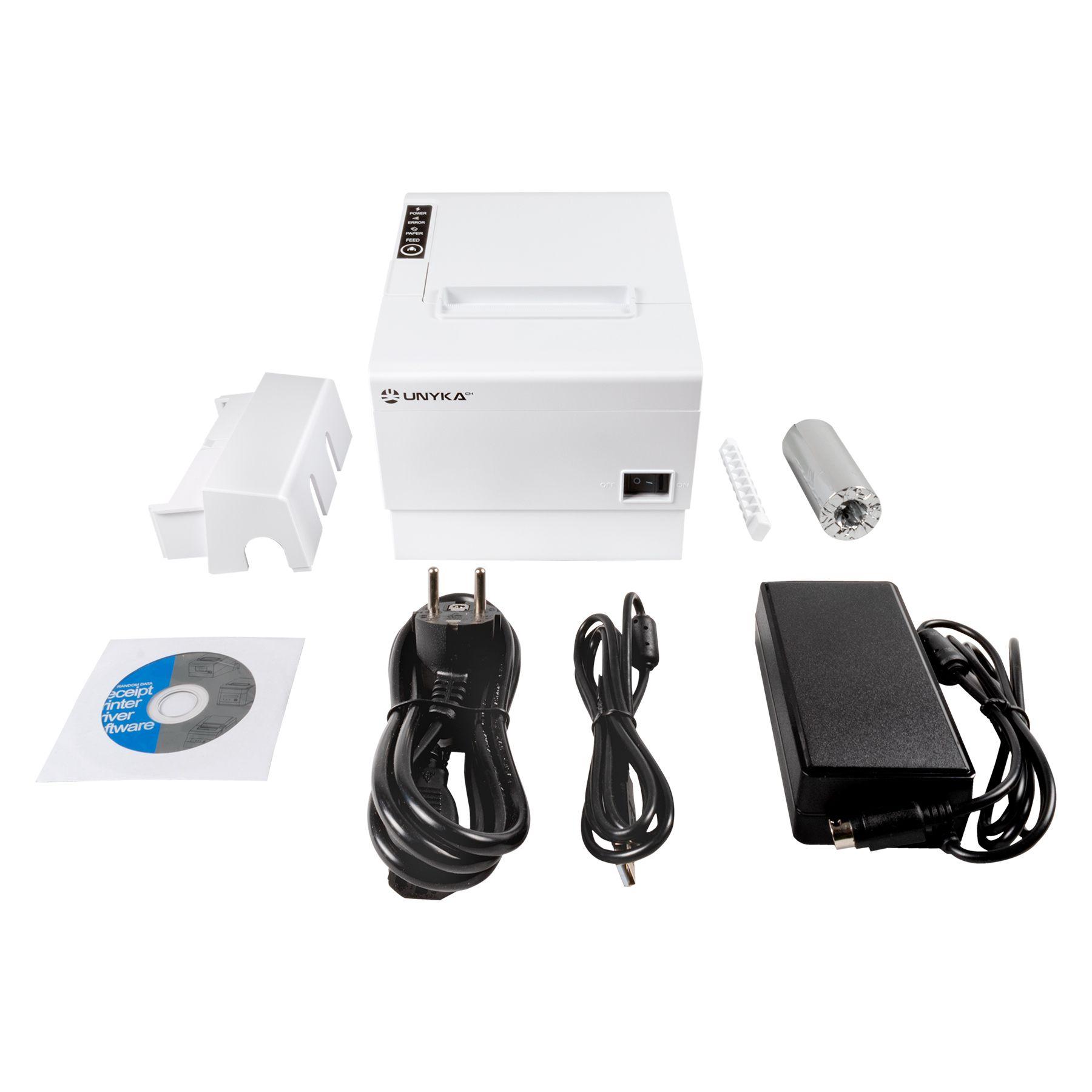 Impressora POS UNYKACH UK56009W (Com fios - Branco), miniatura 6