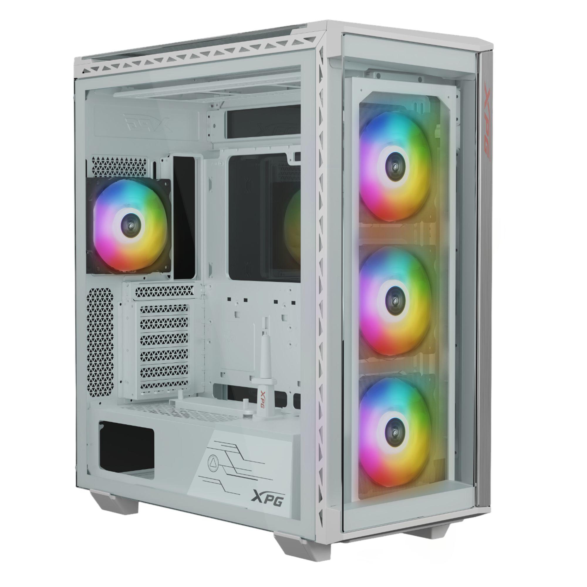 Caixa PC XPG BATTLECRUISER II (Midi Tower - Aço inoxidável - 17,5 cm - Branco)
