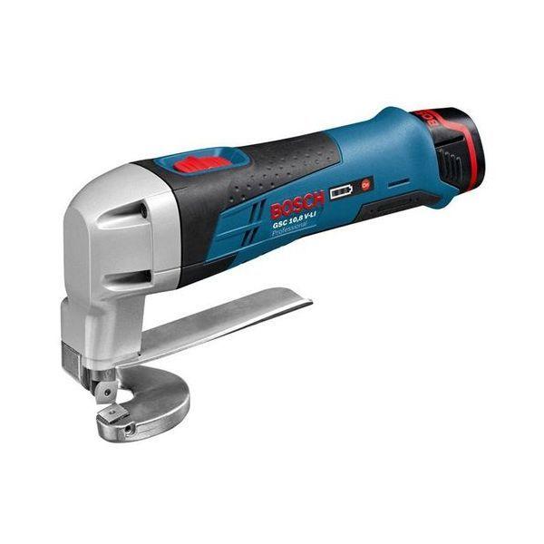 Tesoura para Chapa Sem Fios BOSCH GSC 12V-13 Professional Solo (Preto e Azul), miniatura 2
