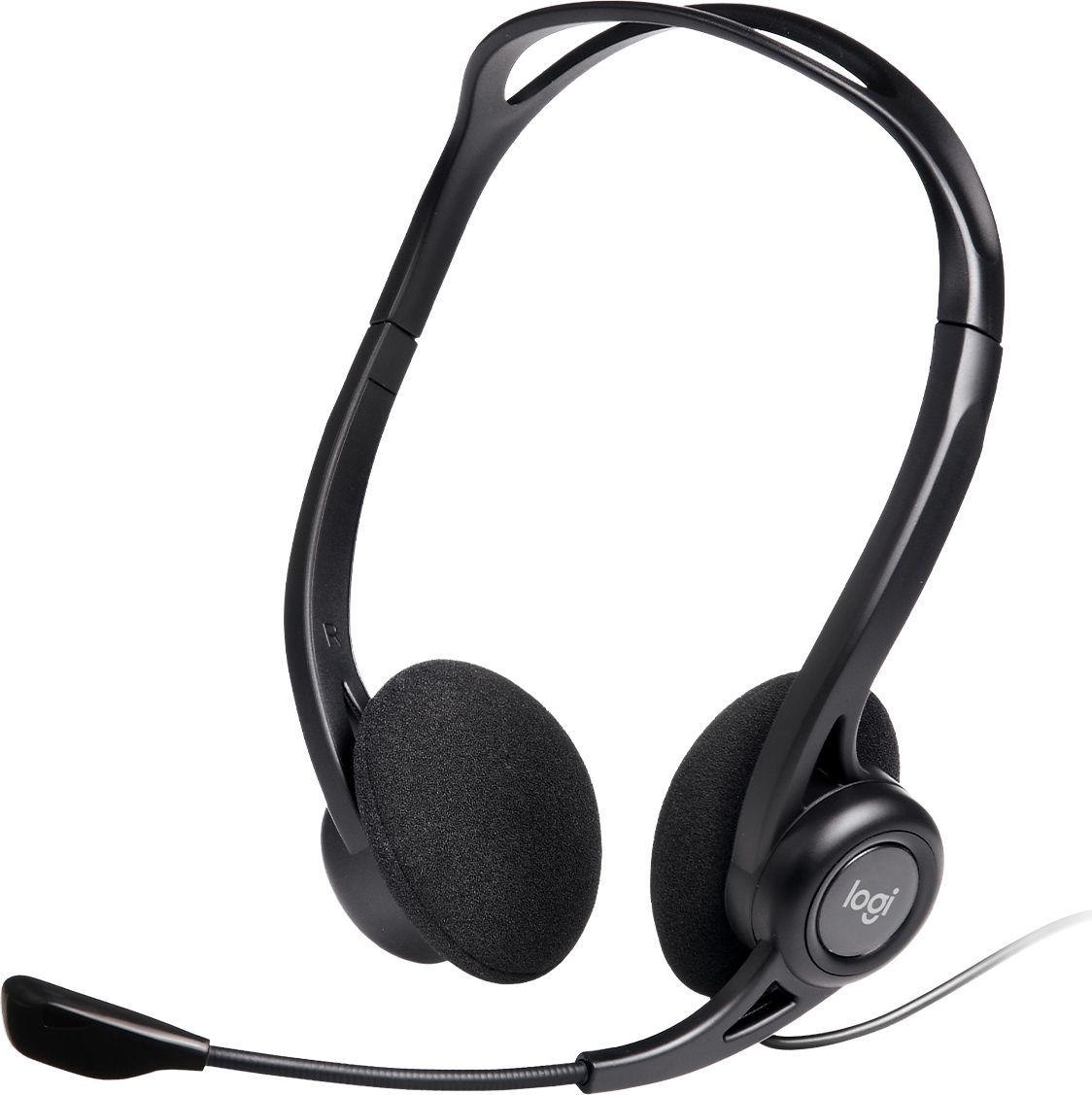 Headset LOGITECH 960 (Binaural - Com fios - Supra-aural - Preto)