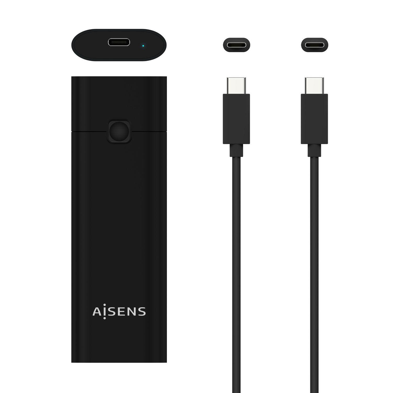 Caixa Externa M.2 AISENS ASM2-020B (2 TB - M.2 - Preto) — miniatura 4