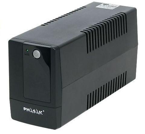 UPS PHASAK PH 9406 (Cabo de alimentação de entrada - Tipo F Schuko - Preto)