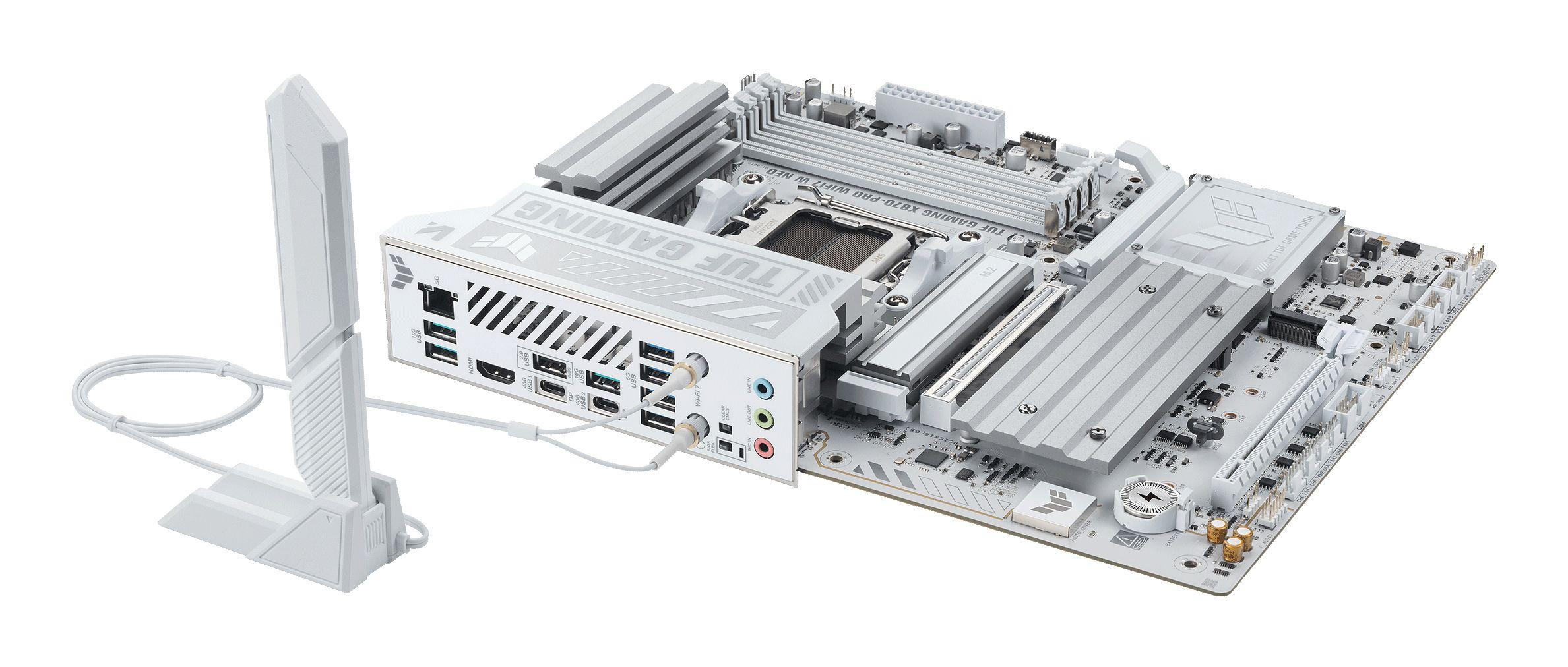 Motherboard ASUS TUF GAMING X870-PRO WIFI7 W NEO (AM5 - ATX - Duplo canal - Branco), miniatura 7