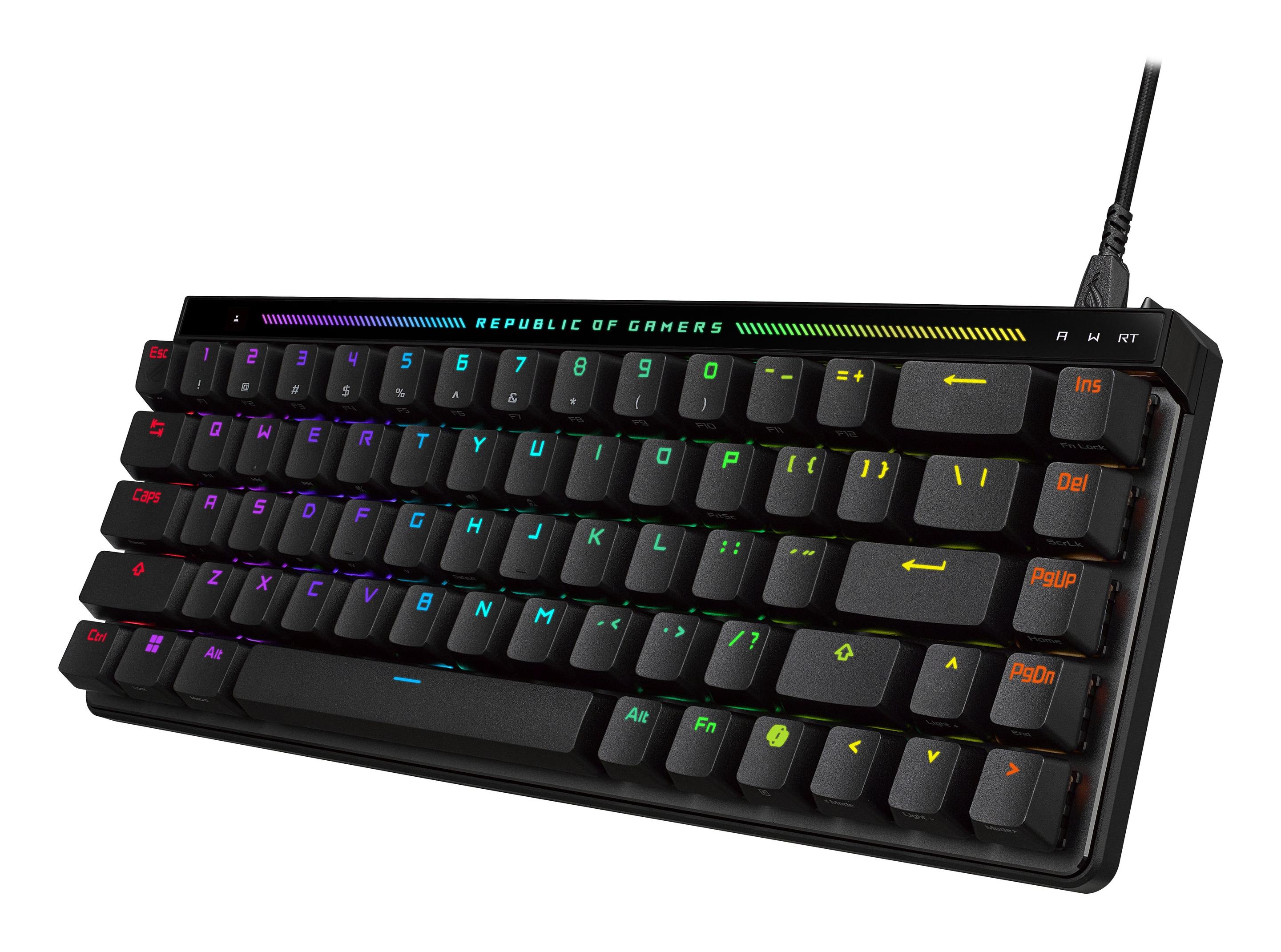 Teclado ASUS ROG Falchion Ace HFX (Alemão - Magnetic-mechanical key switch - 65% - Preto), miniatura 5