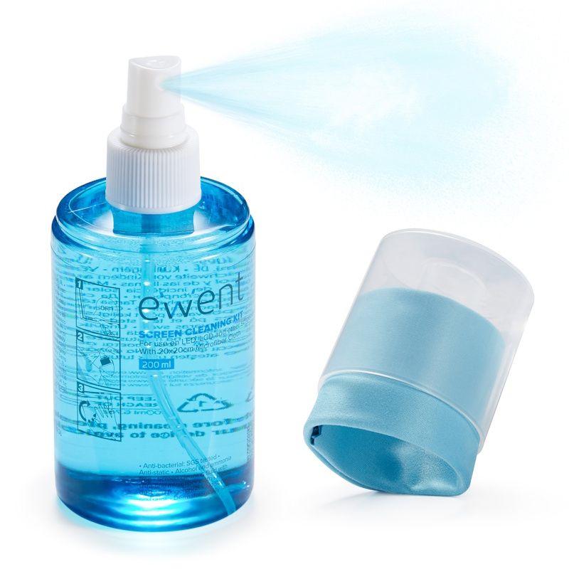 Kit de Limpeza para Monitores EWENT EW5671 (Azul e Branco)