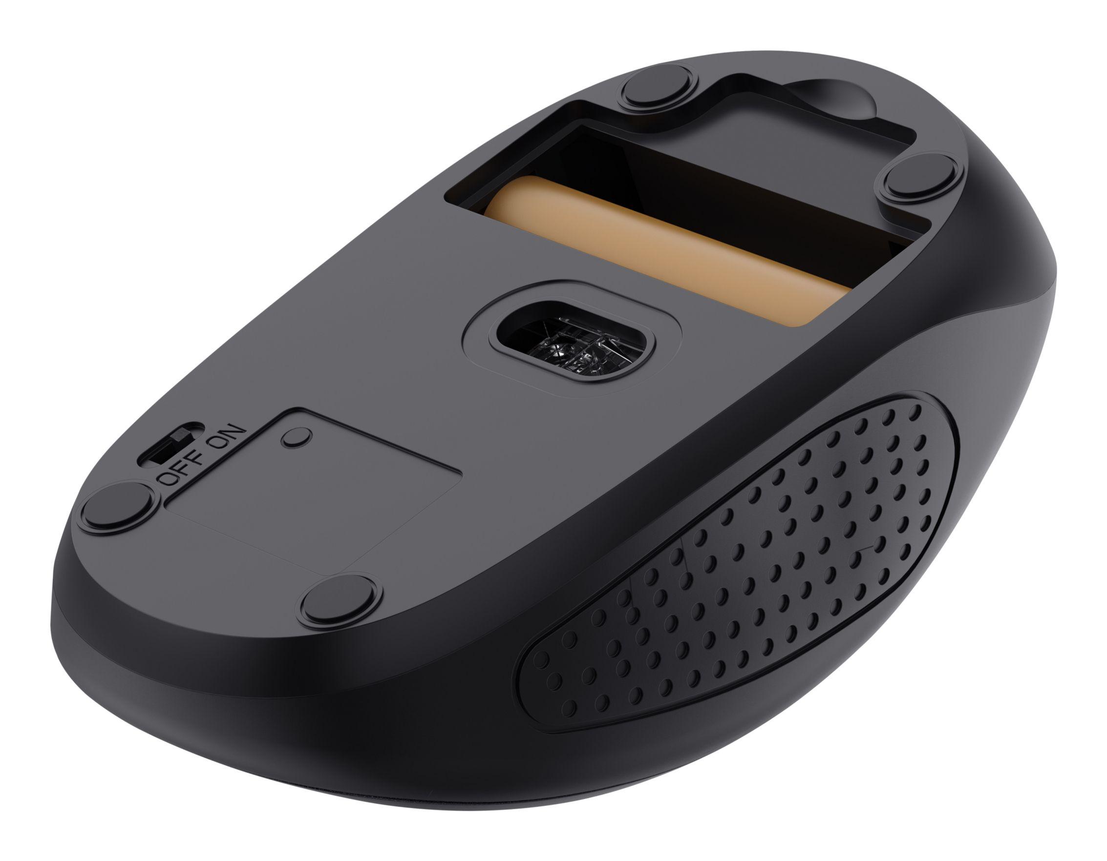 Rato TRUST Primo BT (Ambidestro - 1600 DPI - Ótico - Preto) — miniatura 5