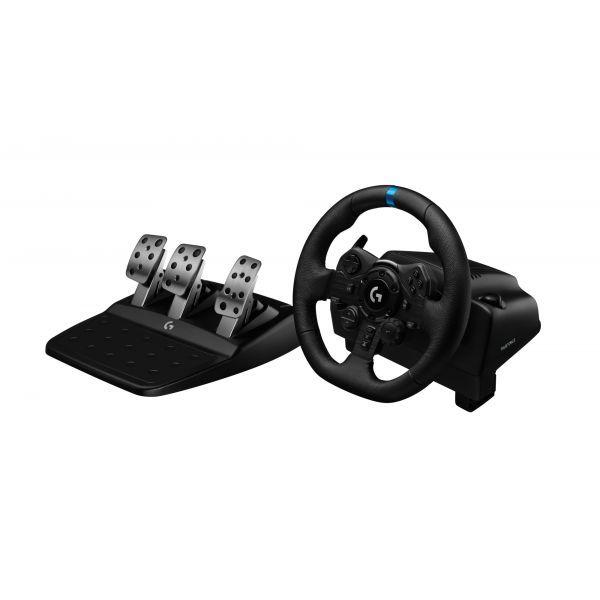 Conjunto de Volante, Pedais e Seletor de Velocidades LOGITECH G923 SE (PlayStation - Com fios - Preto)