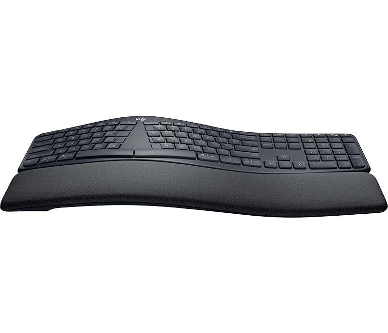 Teclado LOGITECH ERGO K860 (Nórdico - Teclas semi-mecânicas - Tamanho completo - Grafite) — miniatura 3
