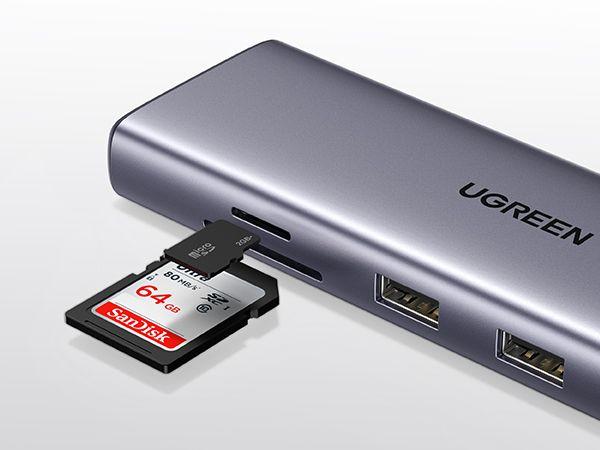 Hub USB-C UGREEN CM498 (Prateado) — miniatura 10