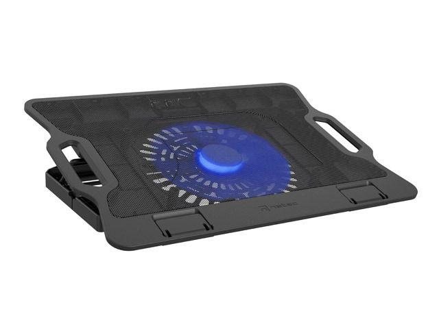 Base de Refrigeração para Portátil NATEC Dipper 2 (17,3" - Ventoinha 180 mm - Hub 2x USB-A - Preto)