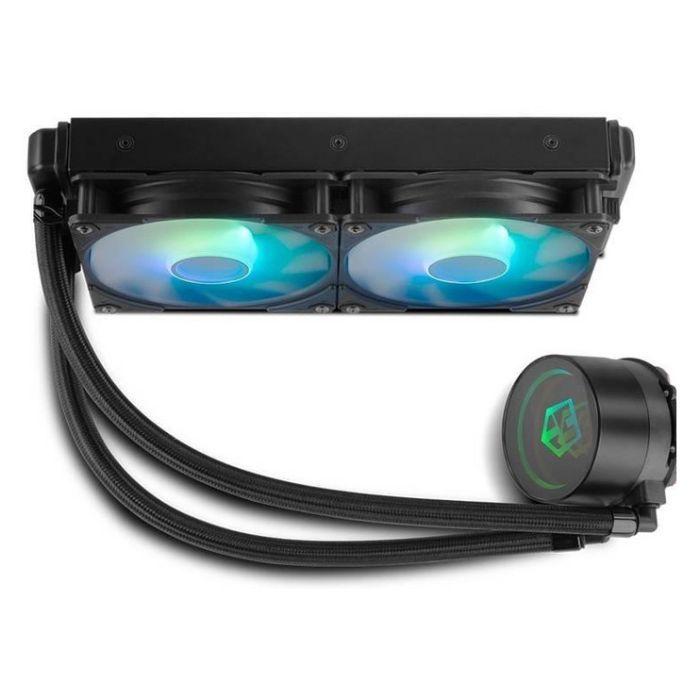 Sistema de Refrigeração Líquida NOX Hummer M-240 ARGB (12 cm - 1800 RPM - 4-pin - Preto) — miniatura 3