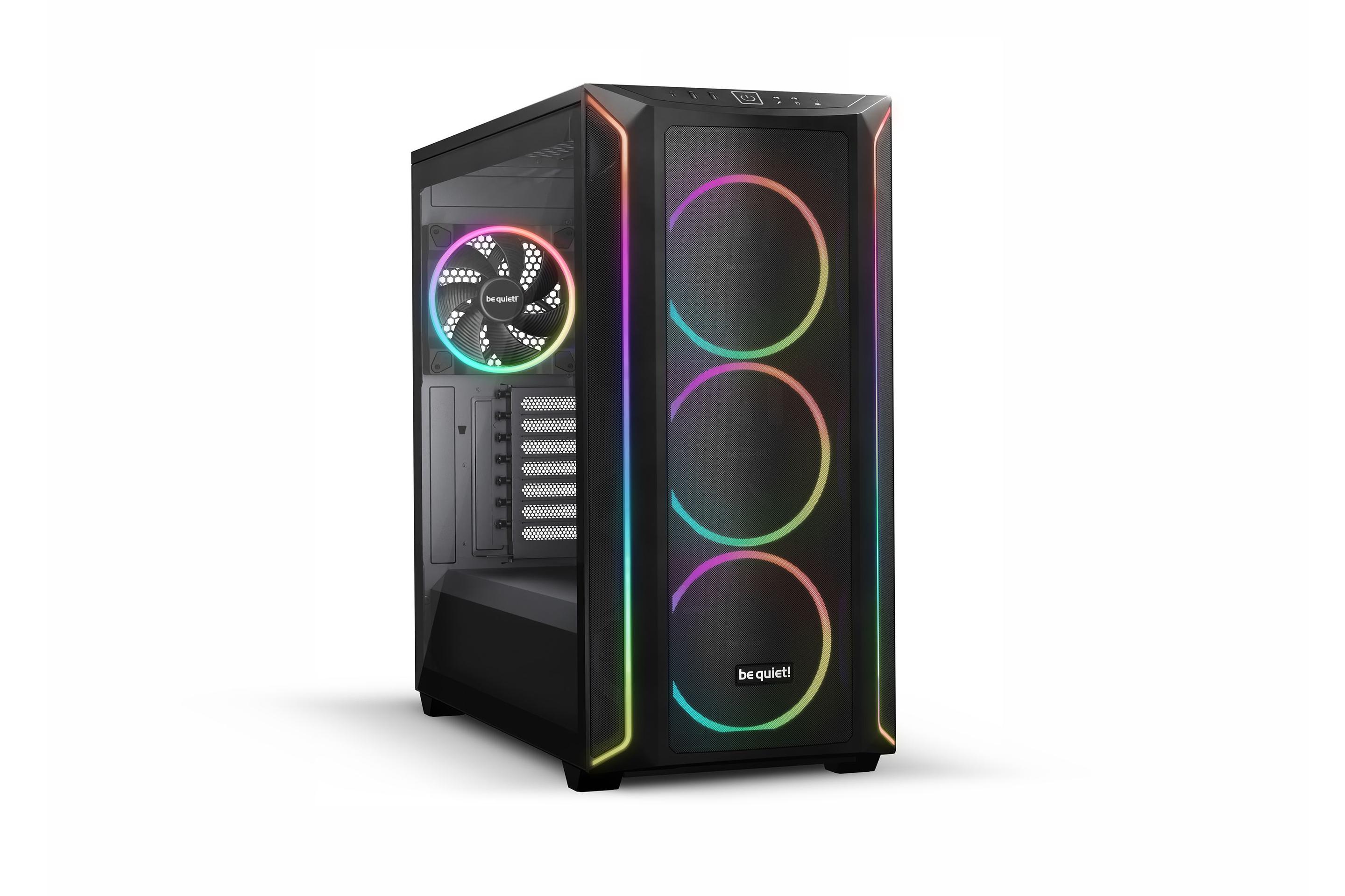 Caixa PC BE QUIET! Shadow Base 800 FX (Midi Tower - EATX, Mini-ITX, ATX, micro-ATX - 18 cm - Preto)