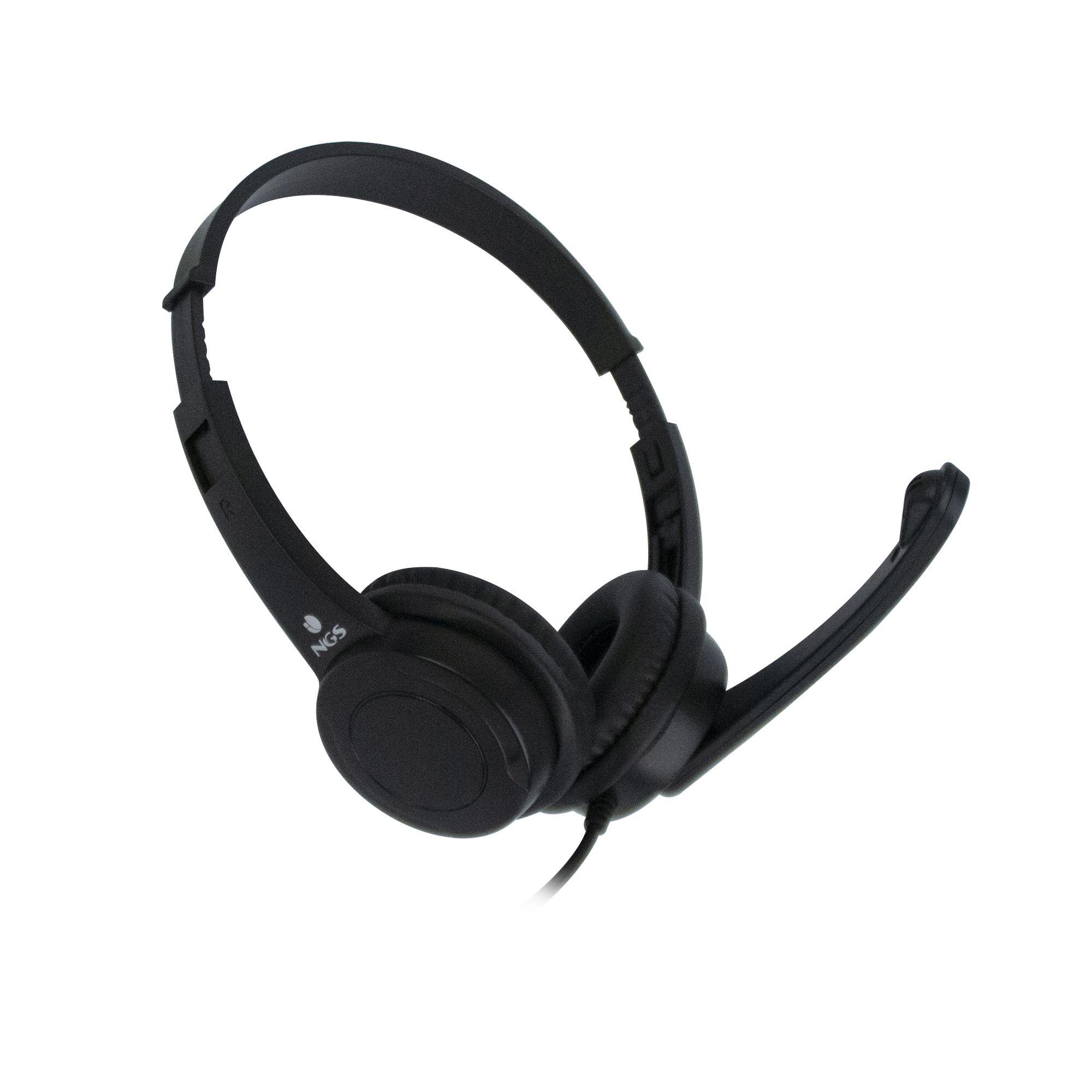Auscultadores NGS VOX505 USB (Binaural - Com fios - Circum-aural - Preto), miniatura 2