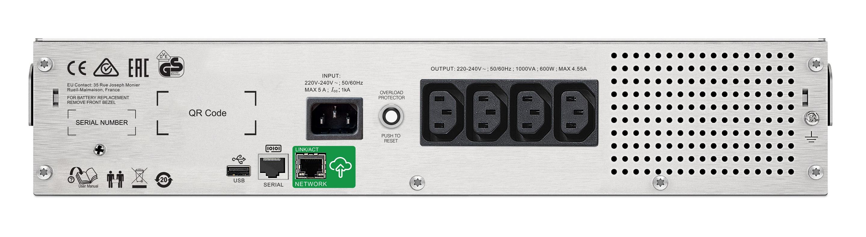 UPS APC Smart-UPS C SMC1000I-2UC (Acoplador C13 - Preto) — miniatura 2