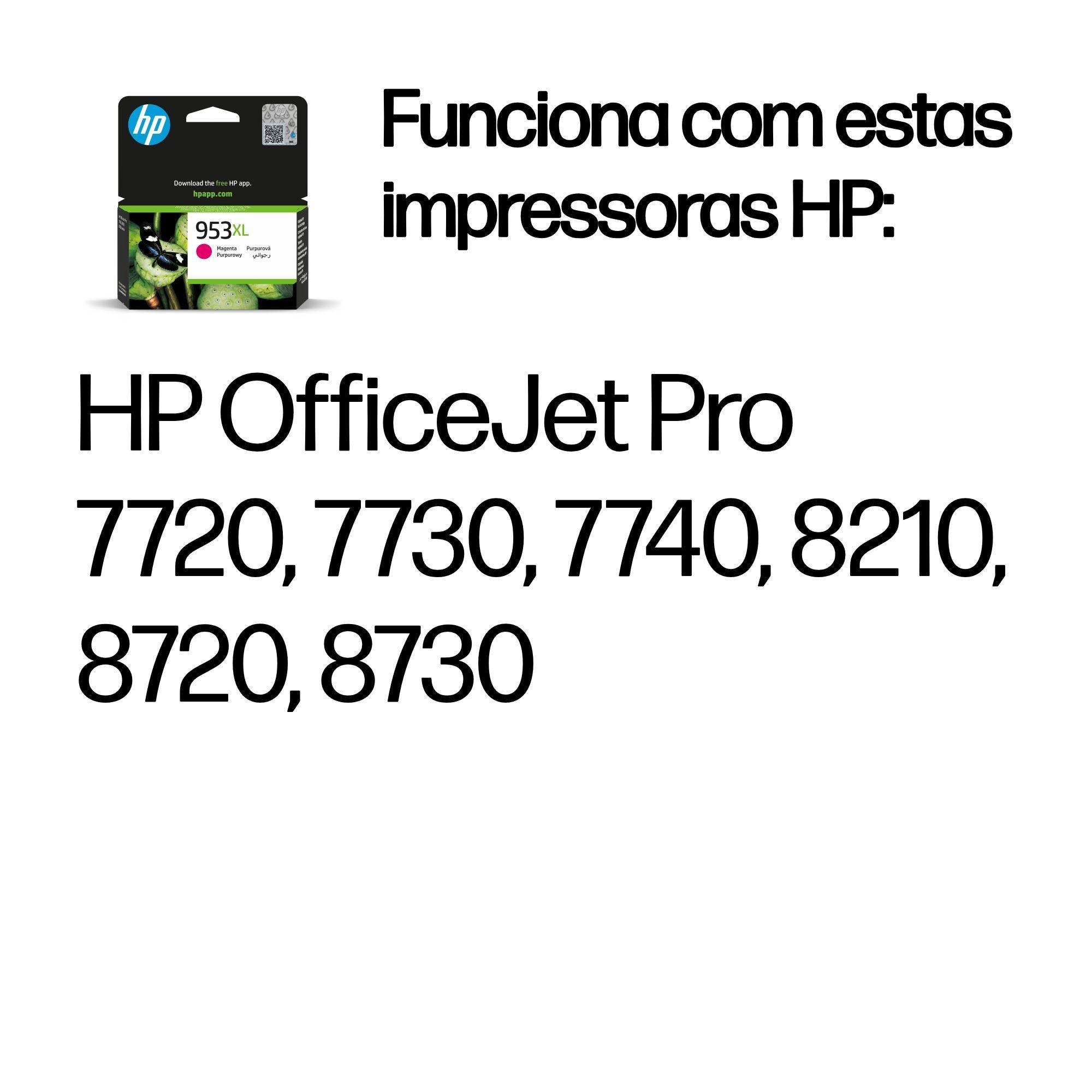 Tinteiro HP 953XL F6U17AE (1450 páginas - Magenta), miniatura 2