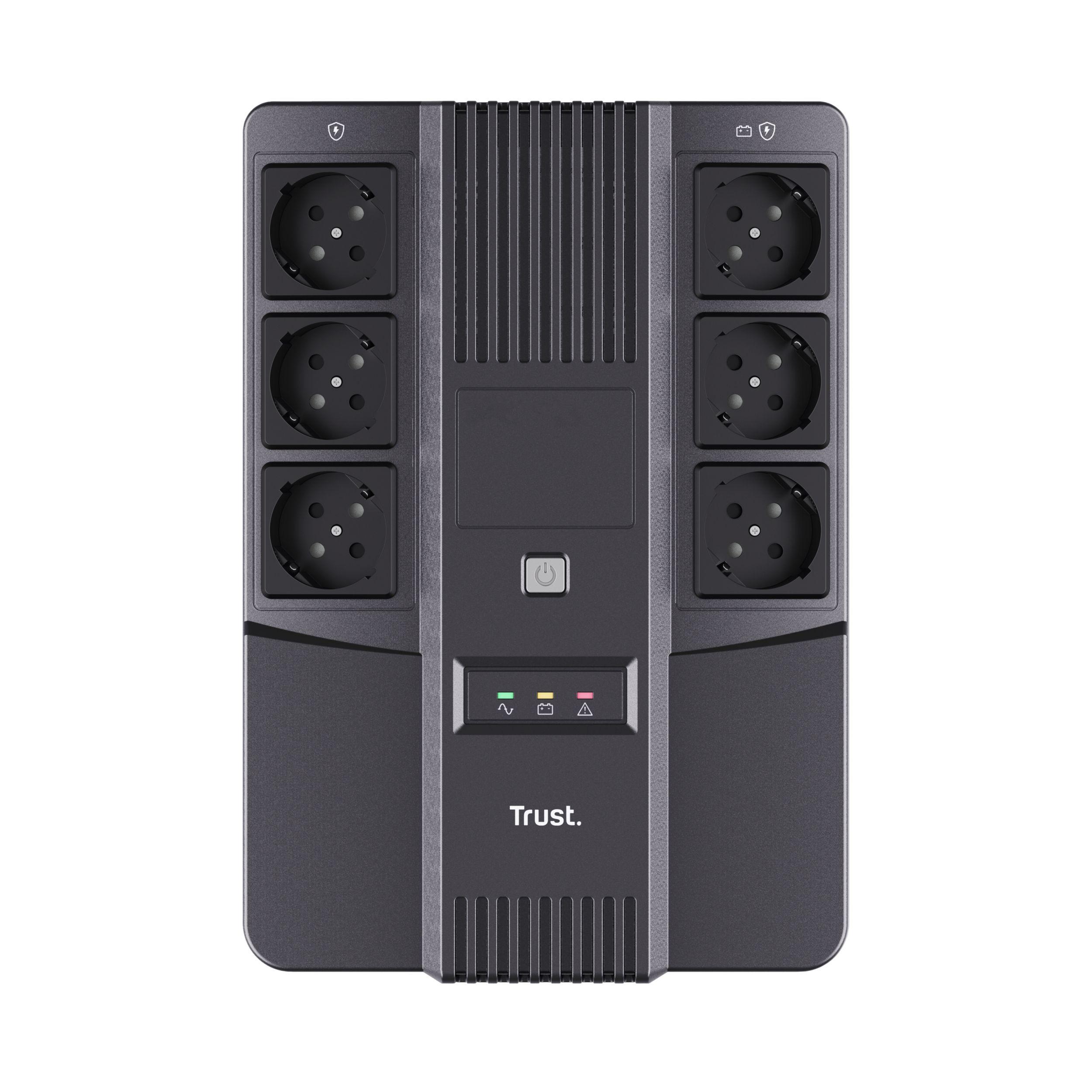 UPS TRUST Maxxon 23326 (Cabo de alimentação de entrada - Acoplador C13 - Preto) — miniatura 2