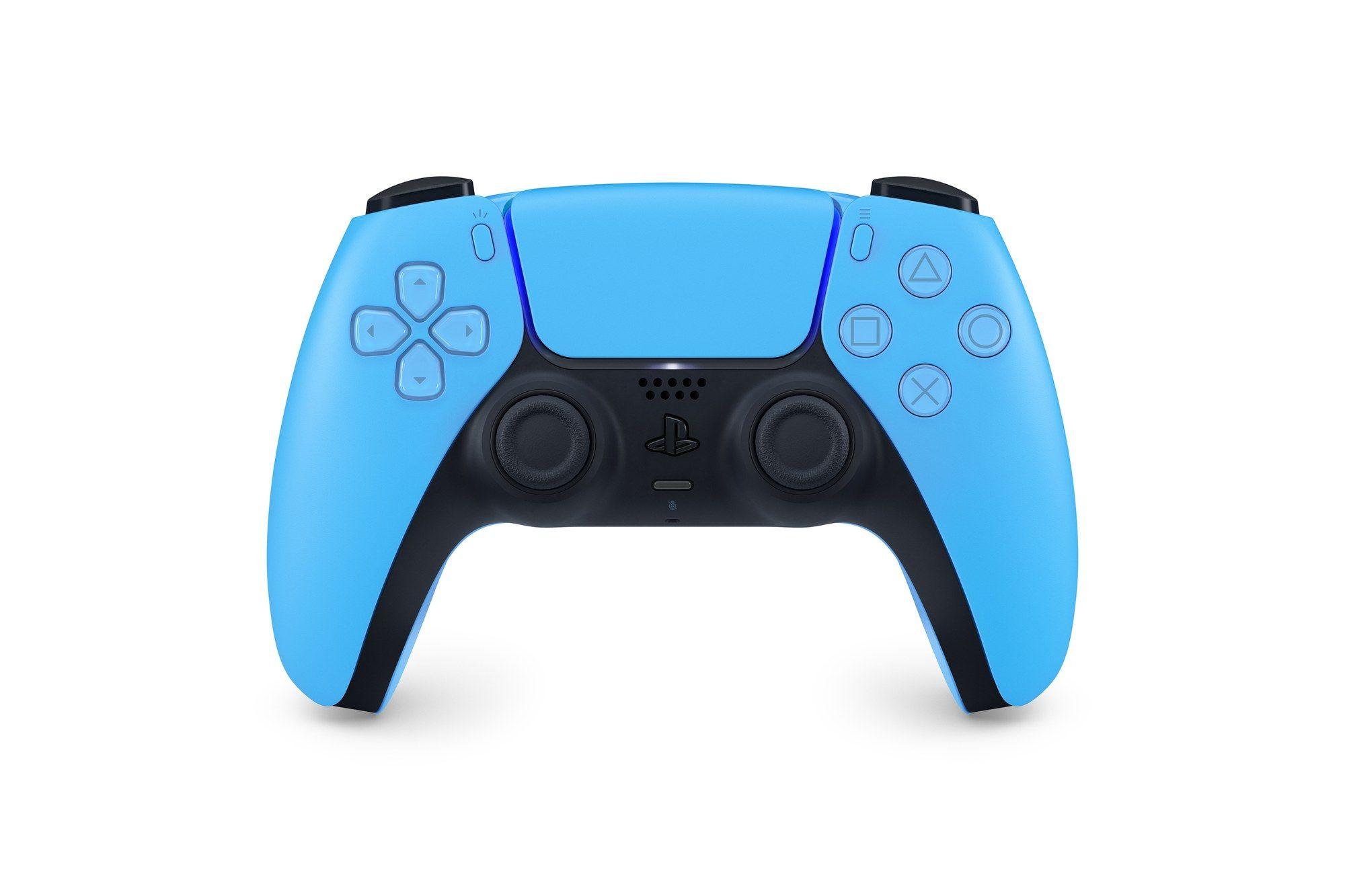 Comando SONY DualSense V2 1000040195 (PlayStation - Bluetooth e USB - Com fios e sem fios - Azul Estelar)