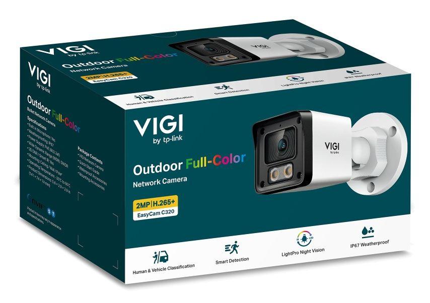 Câmara de Segurança IP TP-LINK VIGI EasyCam C320 6mm (Exterior - 2 MP - 1920 x 1080 pixels - Branco) — miniatura 4