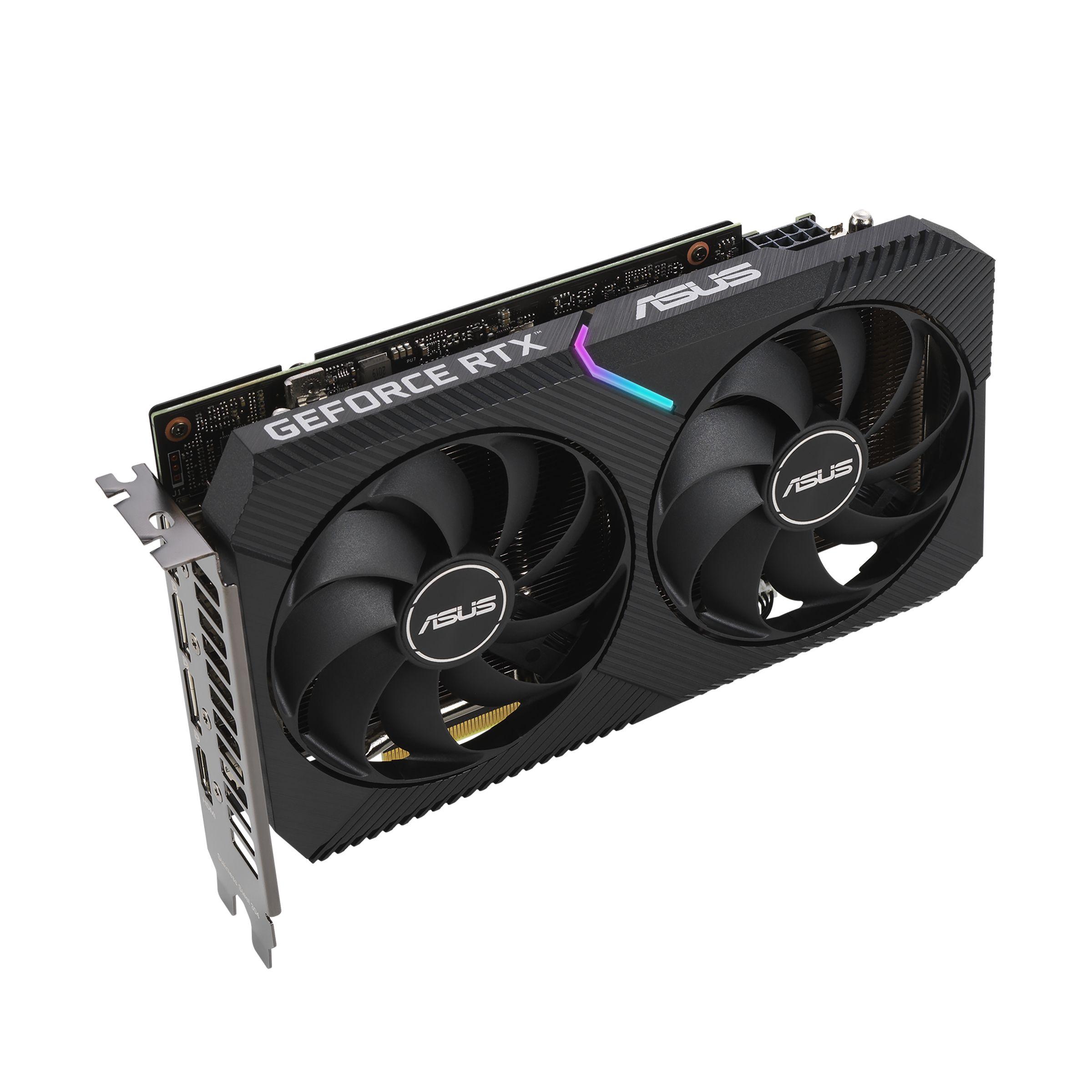 Placa Gráfica ASUS DUAL-RTX3060-O12G-V2 (GeForce RTX 3060 - 15 Gbps - 12 GB - Preto), miniatura 7