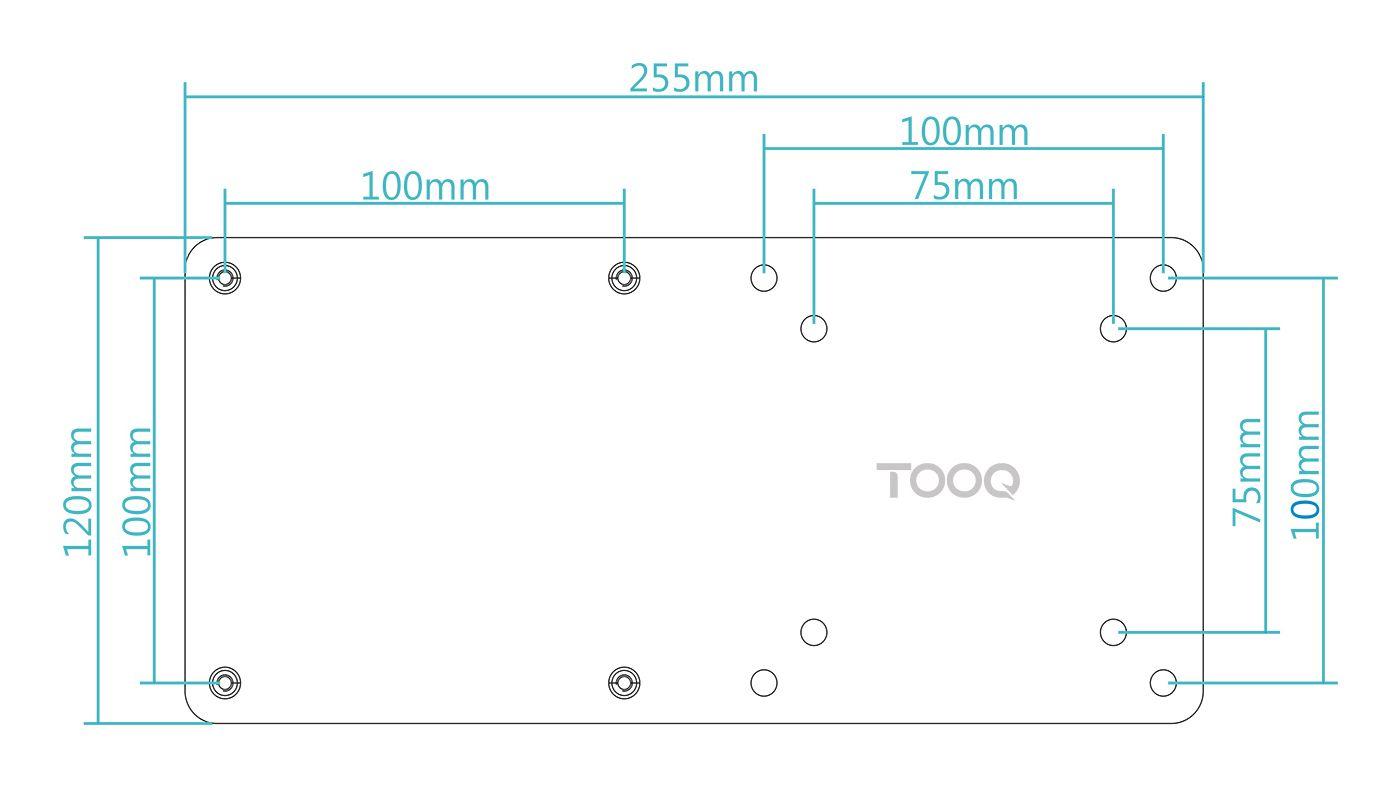 Suporte VESA para Mini PC TOOQ TCCH0007-B (Preto) — miniatura 4