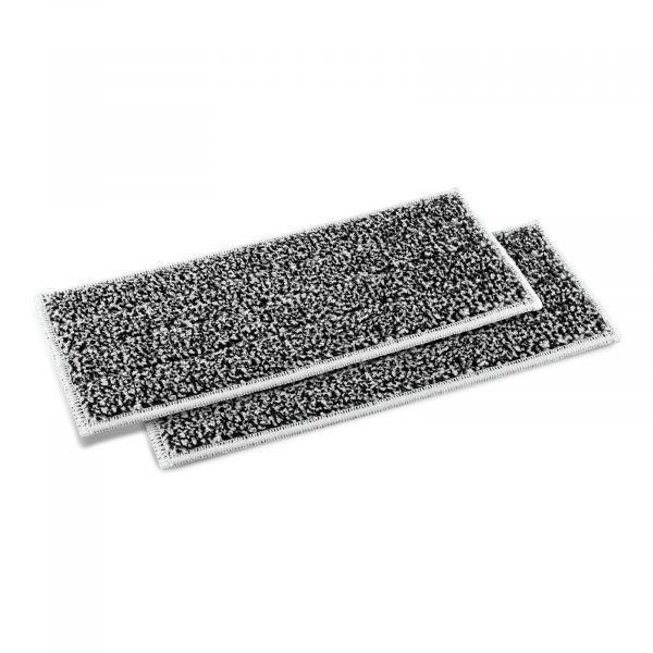 Panos de Esfregar KÄRCHER 2.633-926.0 para KV 4 (Altura 0,8 cm - Cinzento e Branco)