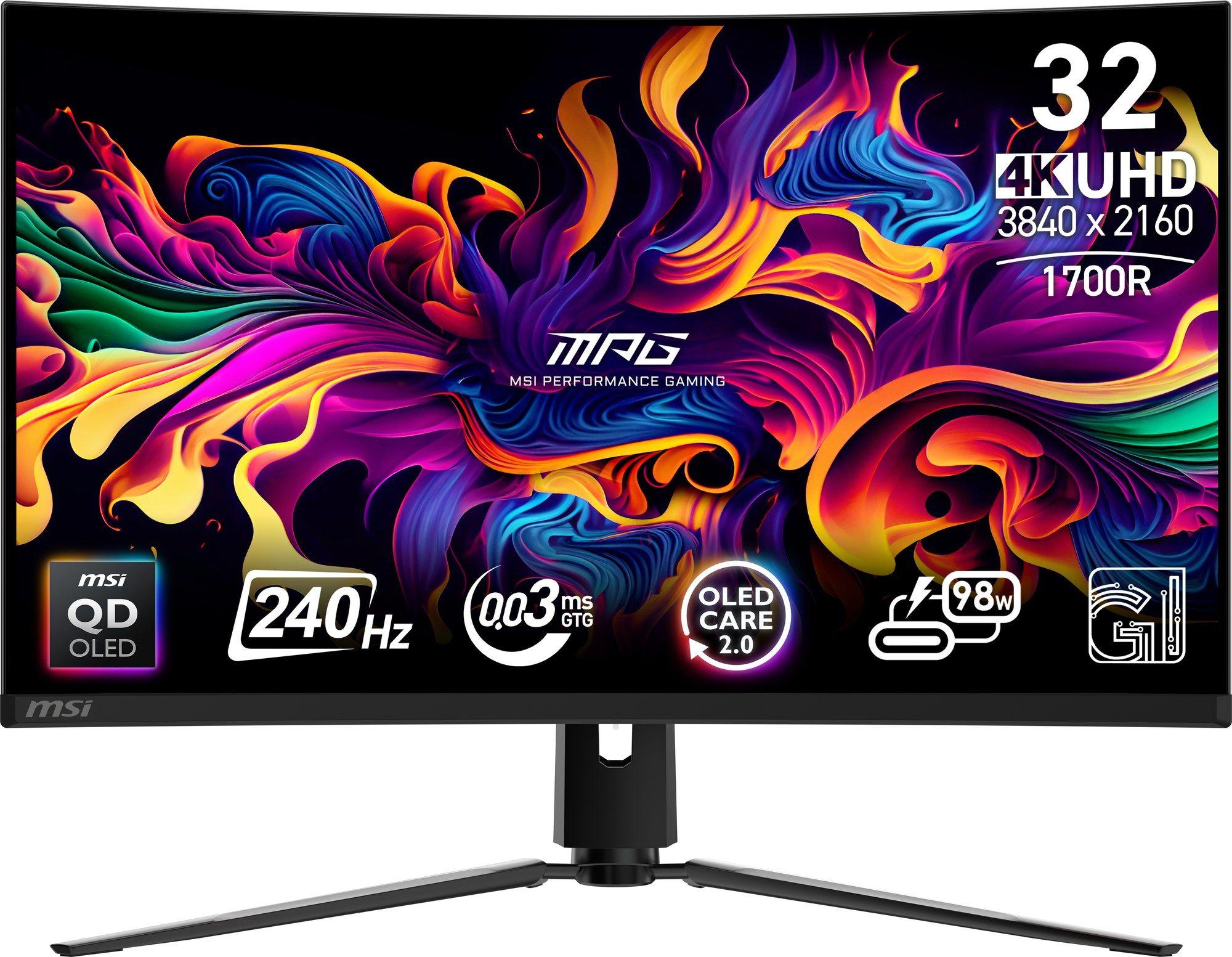 Monitor MSI MPG 321CURX QD-OLED (31,5" - QD-OLED - 240 Hz - Preto)
