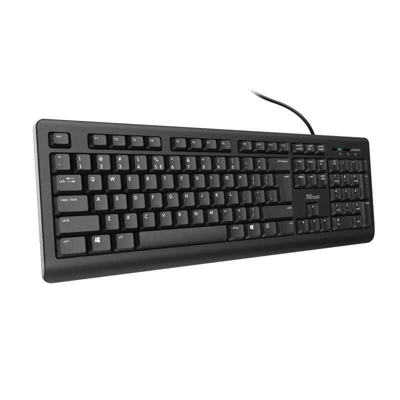 Teclado TRUST TK-150 (Espanhol - Interruptor de membrana - Tamanho completo - Preto) — miniatura 6