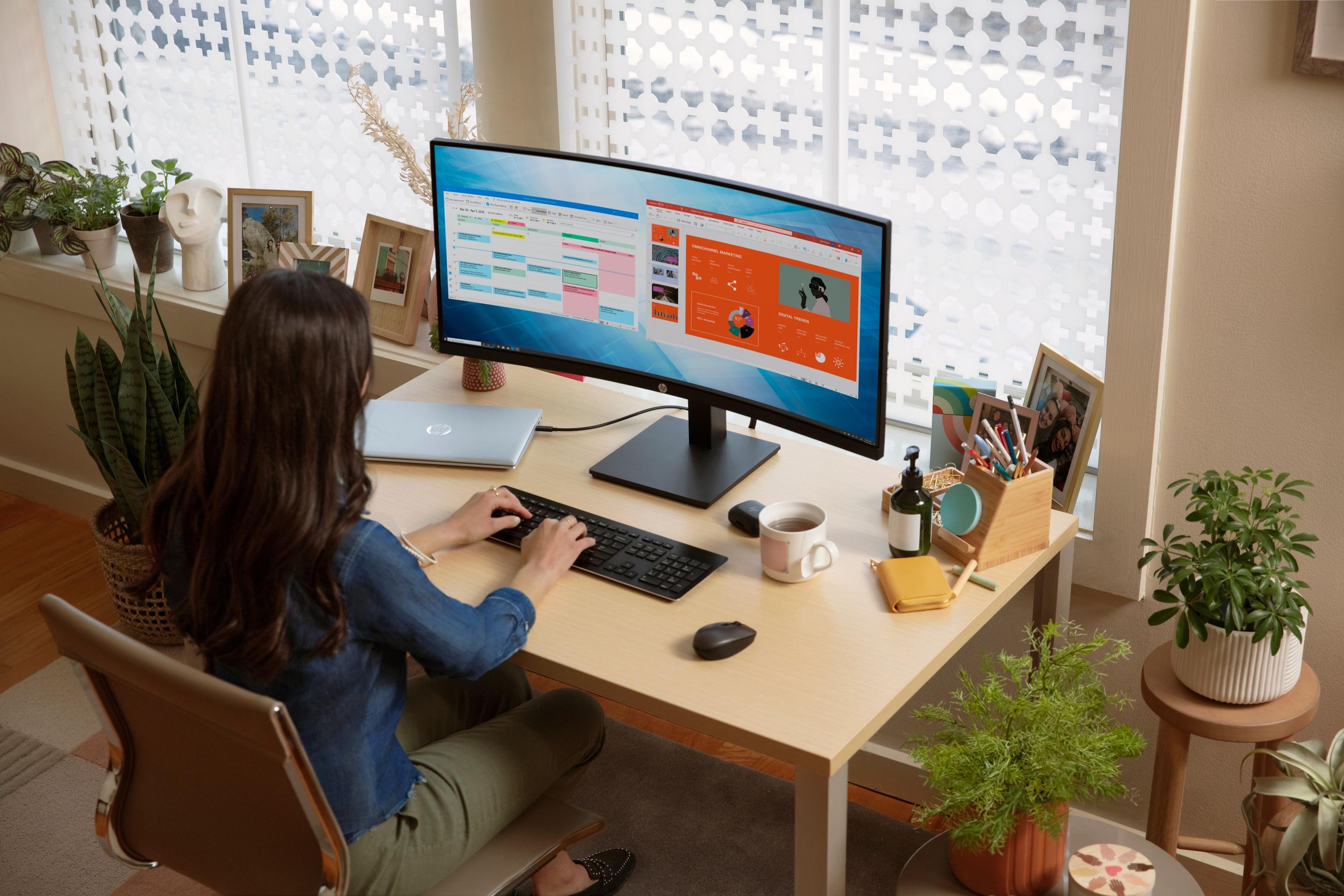 Monitor HP P34hc G4 (34" - VA - 60 Hz - Preto), miniatura 9