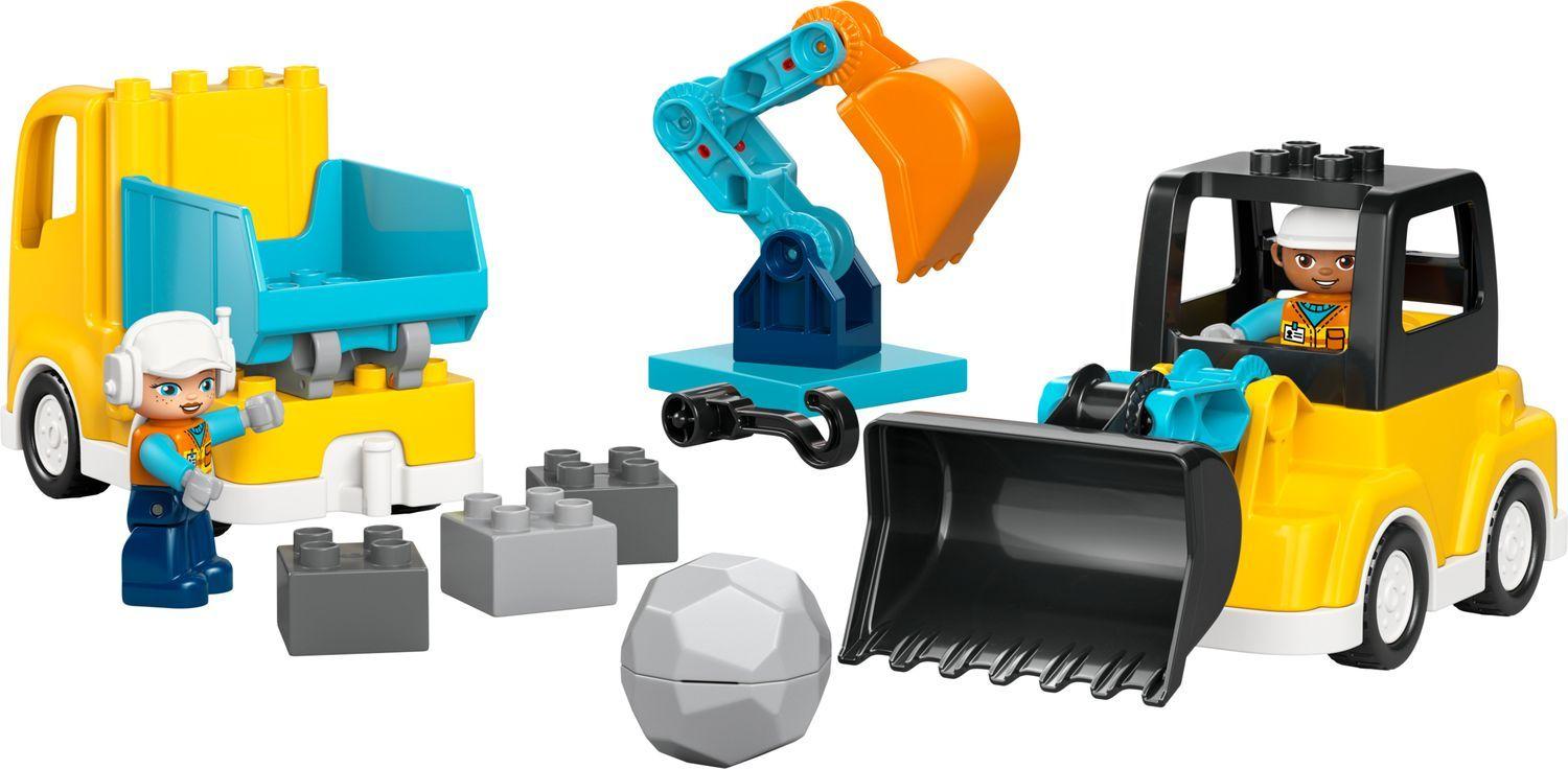LEGO 10475 Duplo Veículos de Construção 3 em 1 (2+ anos - 22 peças)